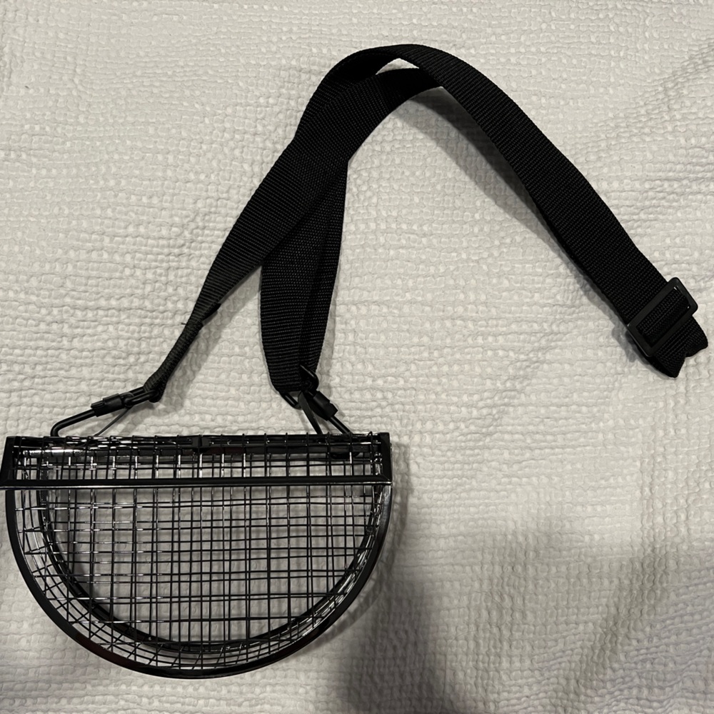 Metal cage tactical strap purse